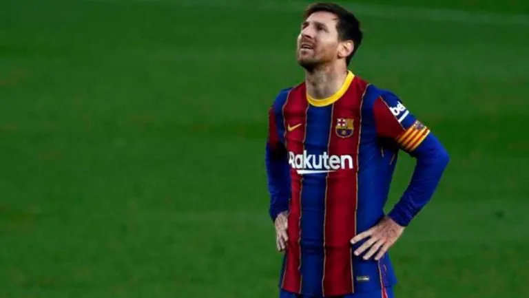 EFE Lionel Messi en un partido del Barcelona