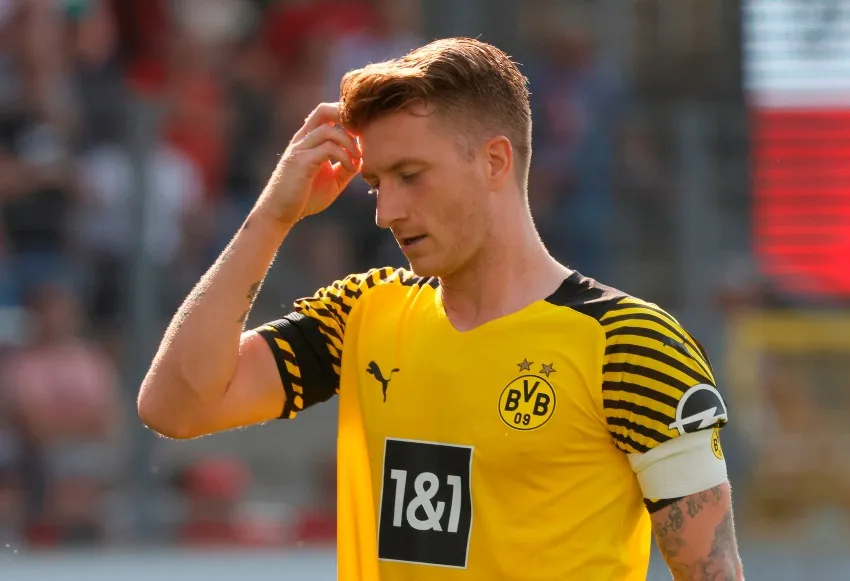 Marco Reus en el duelo Borussia Dortmund y el Friburgo