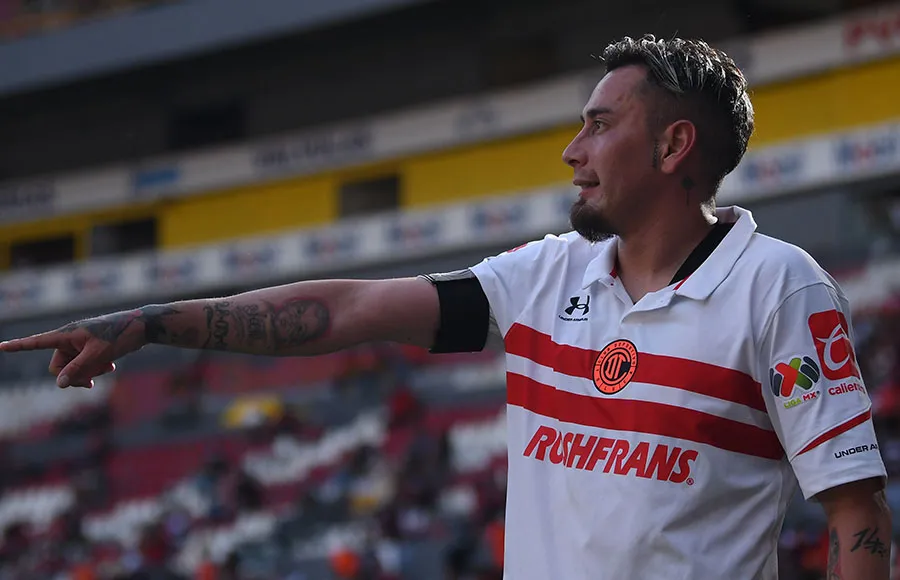 IMAGO7 Rubens Sambueza con el Toluca