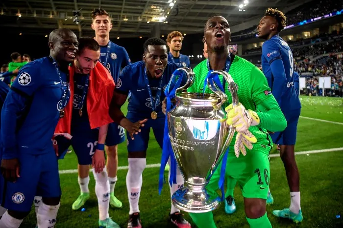 EFE Mendy en festejo con Chelsea