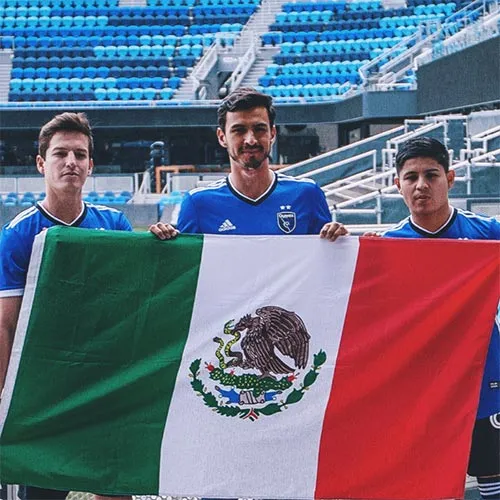 TWITTER @SJEarthquakes Alanís, Fierro y López, los tres mexicanos del equipo de MLS