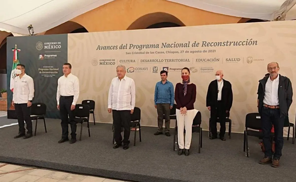 Claudia Sheibaum en el informe nacional de reconstrucción