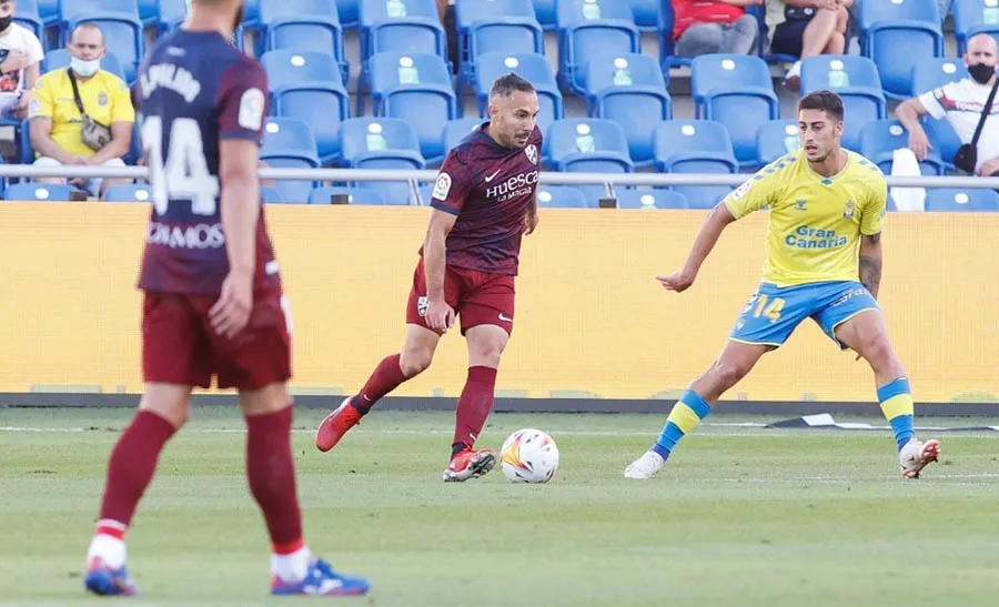 TWITTER @SDHuesca Huesca no pudo ante La Palmas