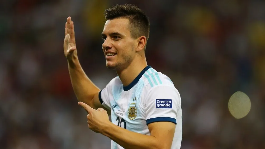 Giovani Lo Celso con Argentina