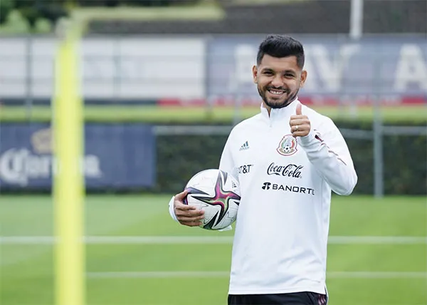 El jugador del Porto en la concentración del Tri