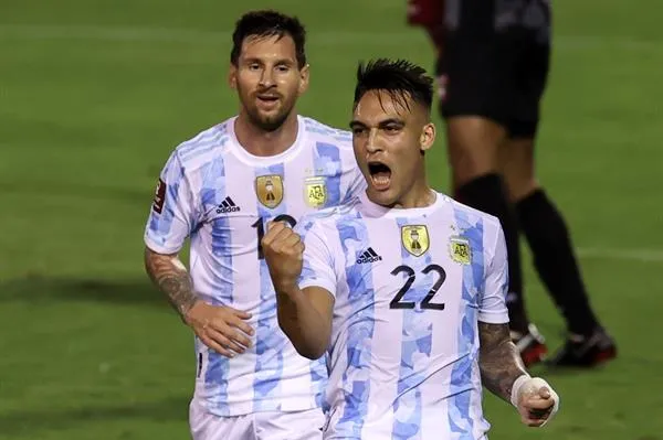 EFE Lautaro Martínez, en festejo de gol