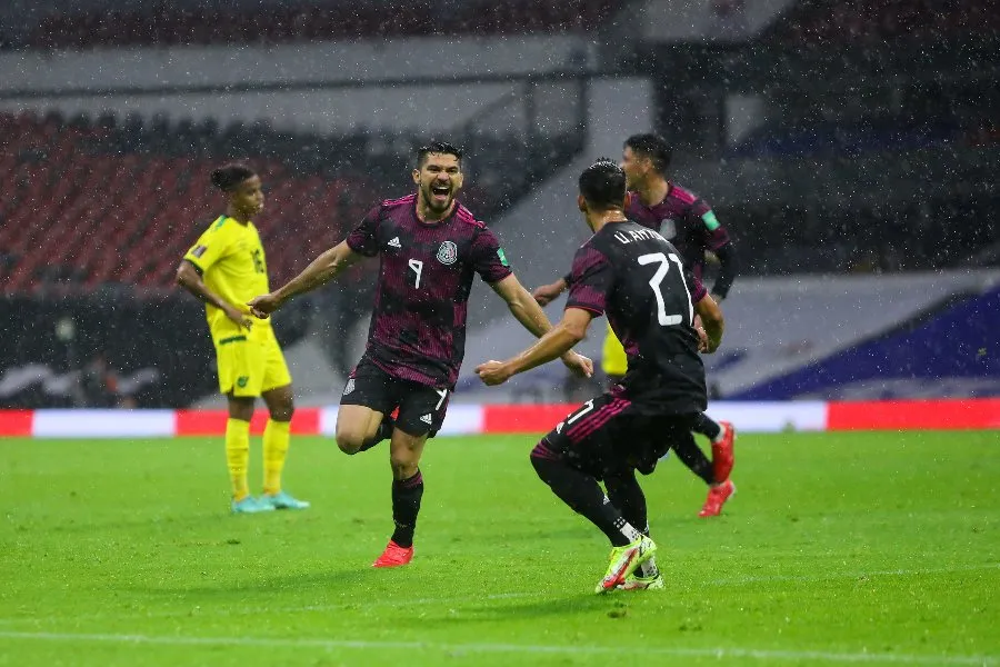 IMAGO7 Henry Martín celebrando su gol ante Jamaica