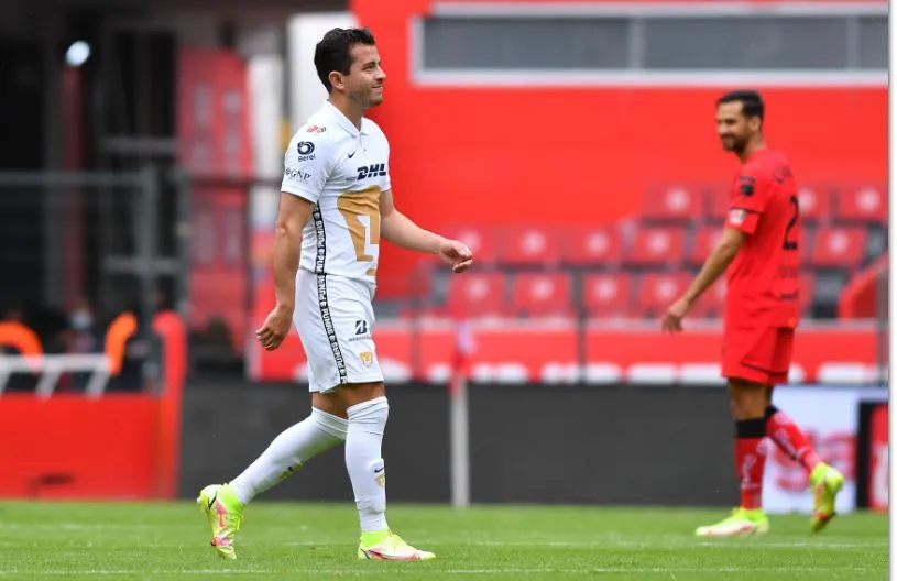 Mozo, en juego ante Toluca