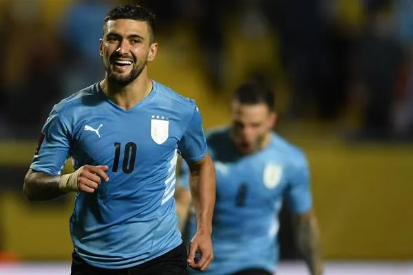 EFE Giorgian de Arrascaeta en festejo de gol