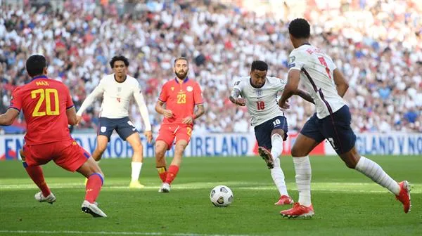 EFE Jesse Lingard en acción con Inglaterra