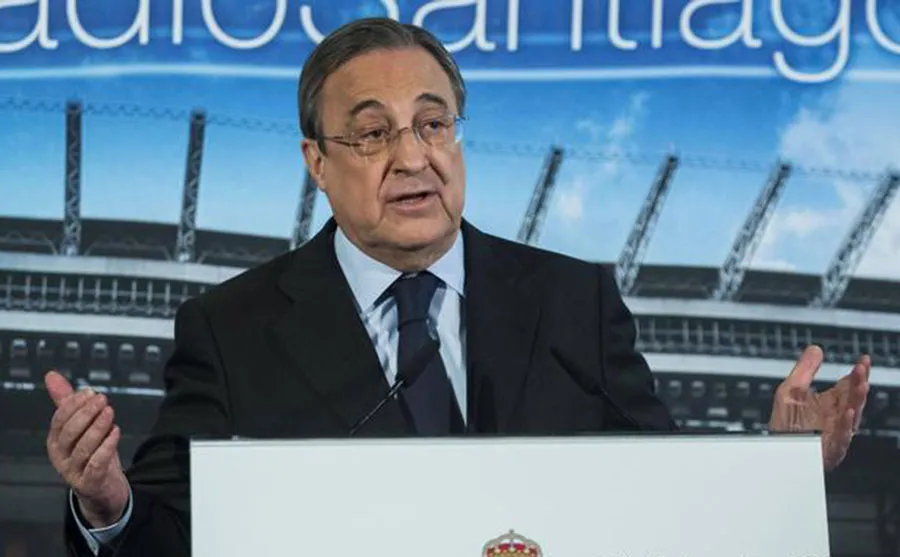 Florentino Pérez con el Real Madrid