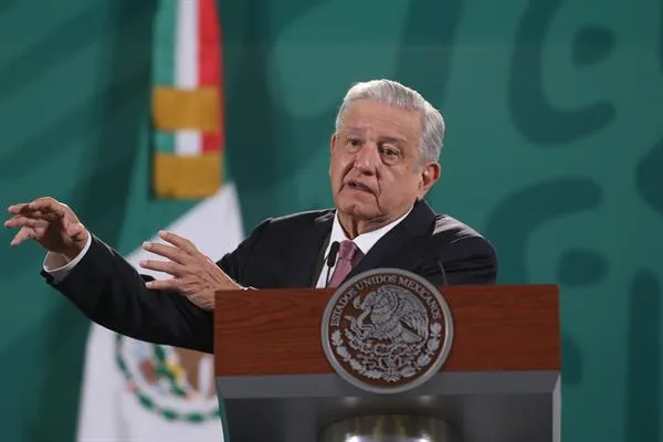 Andrés Manuel López Obrador en conferencia de prensa