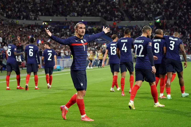 AP El delantero celebrando un gol