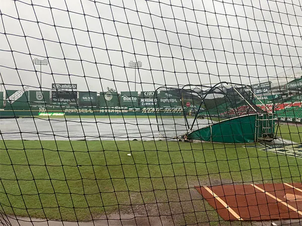Los estragos de la lluvia en el esatdio