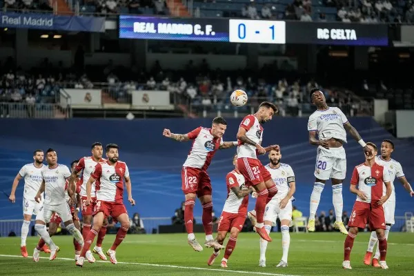 Celta de Vigo frente al Real Madrid en el Santiago Bernabéu