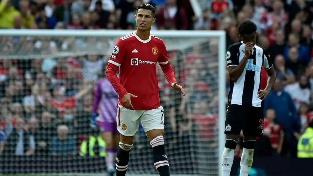AP Cristiano Ronaldo con el United