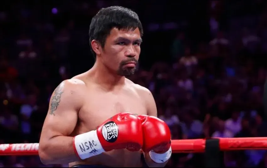 AP Pacquiao en un combate de boxeo