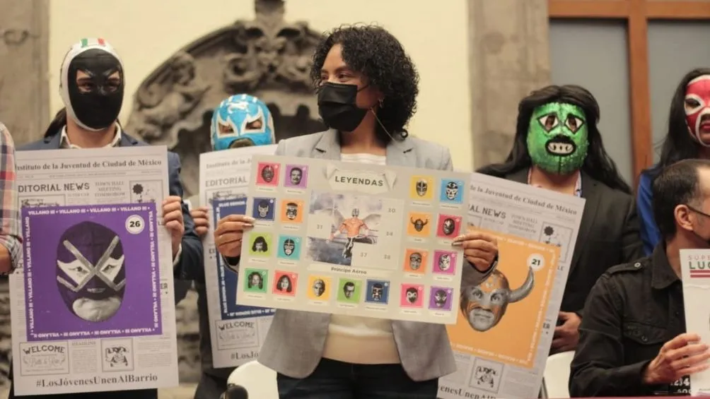 INJUVE INJUVE presentó álbum de la Lucha Libre