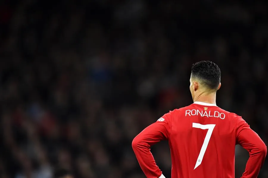 EFE Cristiano Ronaldo durante un partido con el United