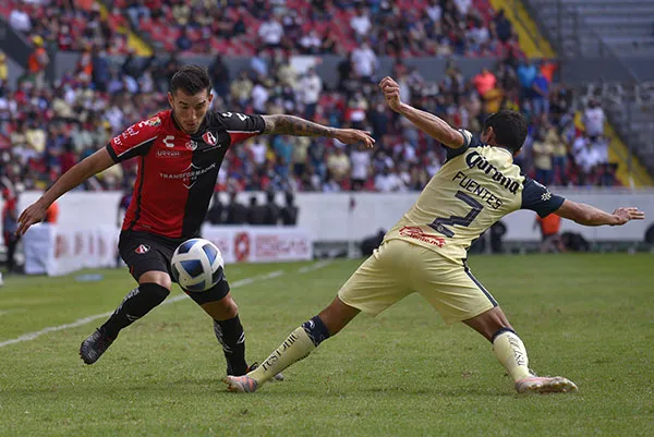 El canterano en el partido ante América