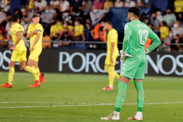 Rui Silva durante encuentro frente a Villarreal