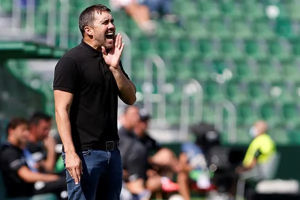 Eduardo Coudet durante un duelo de LaLiga