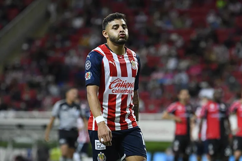 Alexis Vega durante el Clásico Tapatío