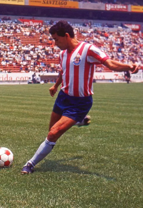 Sabás Ponce como jugador de Chivas