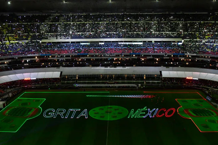 Espectáculo en el Estadio Azteca