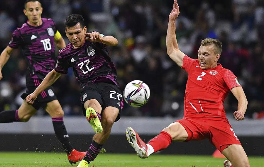 Hirving Lozano dispara en juego ante Canadá