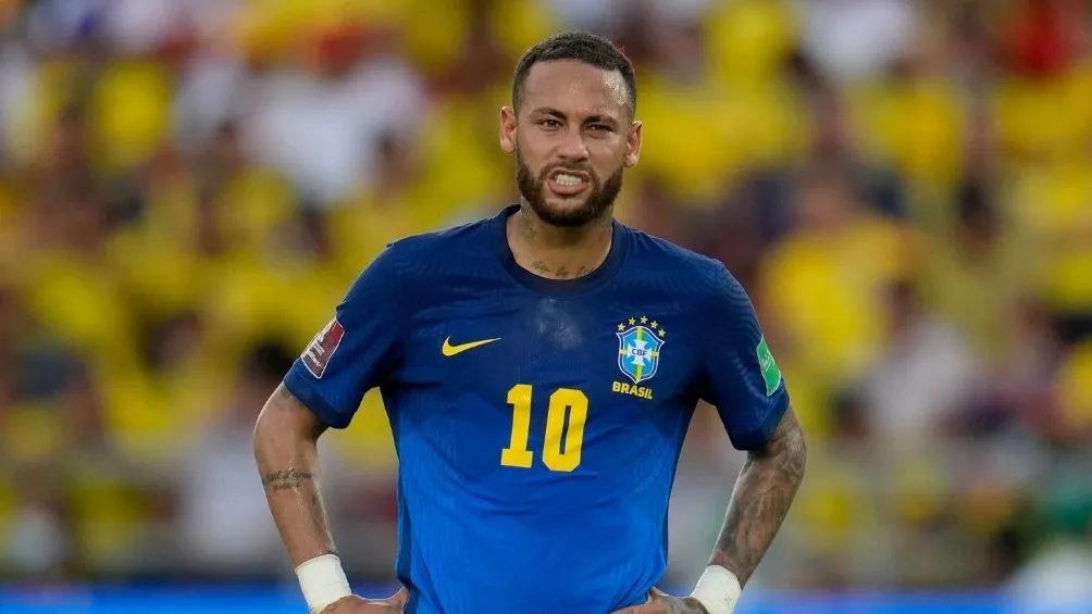 Neymar en el juego vs Colombia