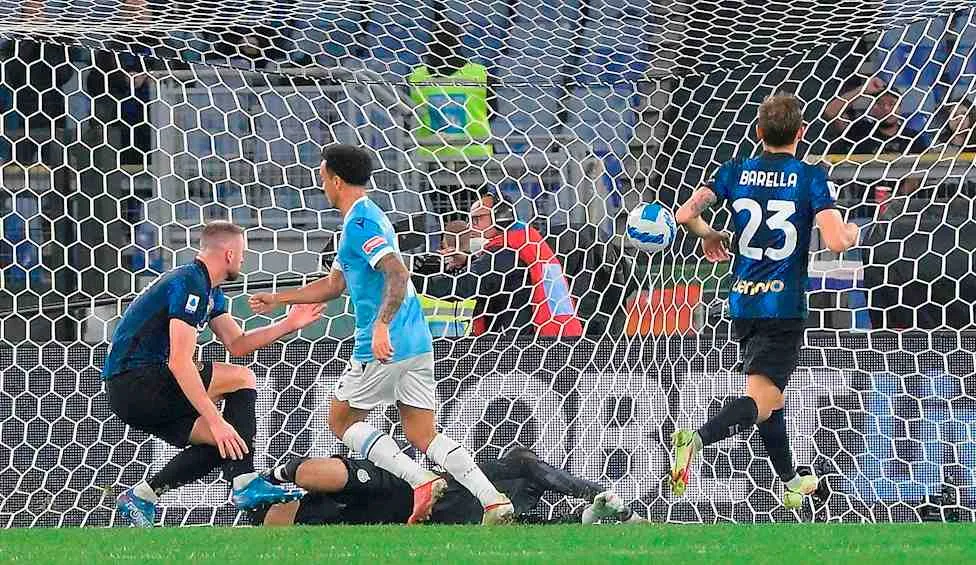 EFE El momento de uno de los goles del partido