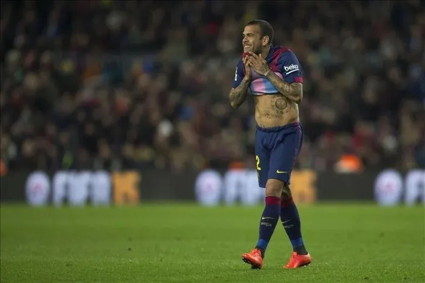 EFE Dani Alves en su etapa con Barcelona