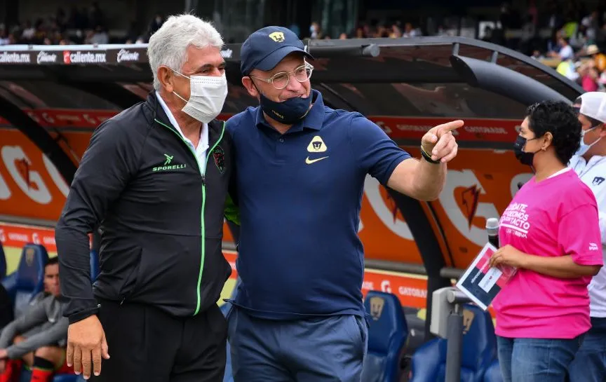 Tuca y Lillini previo al juego