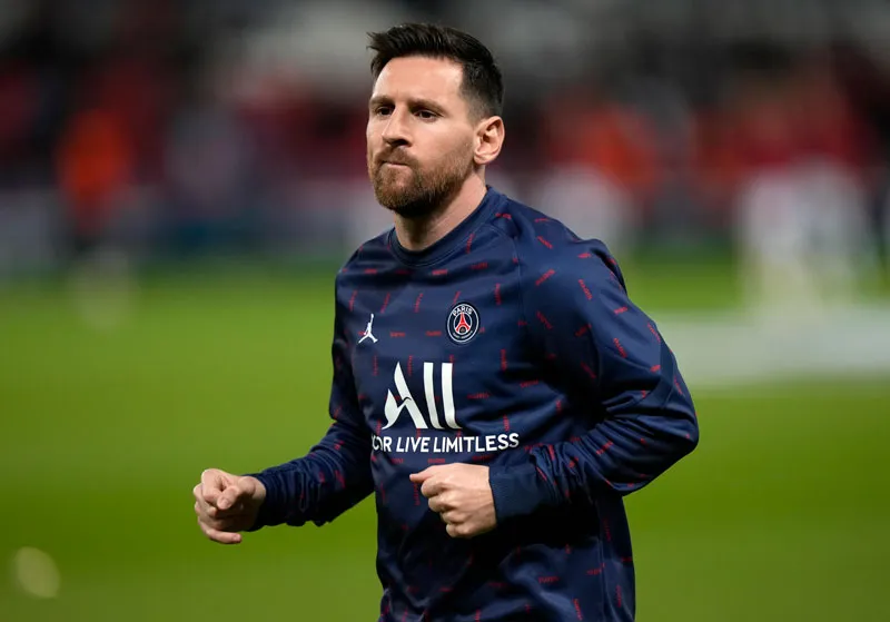 El argentino calentando antes de un partido