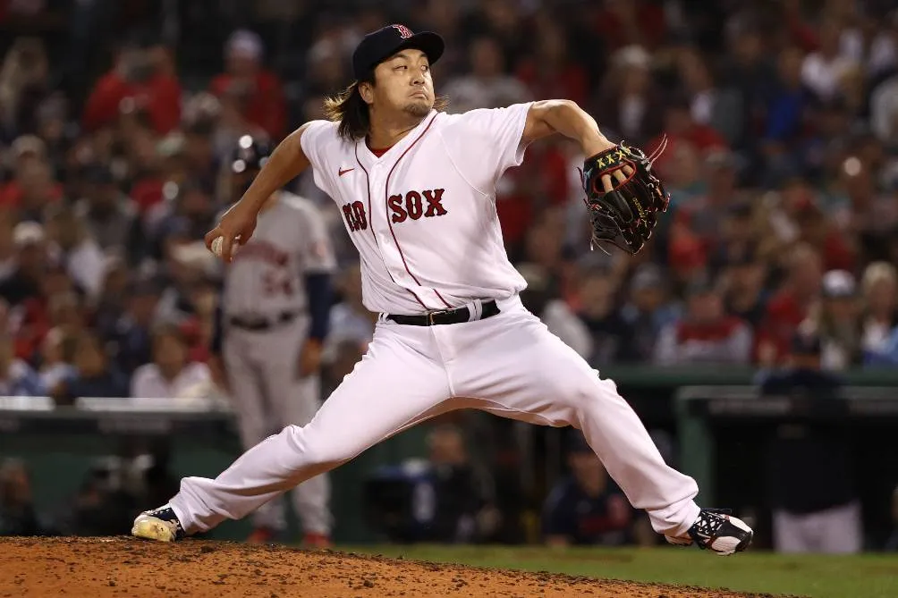 Un jugador de Boston durante el partido