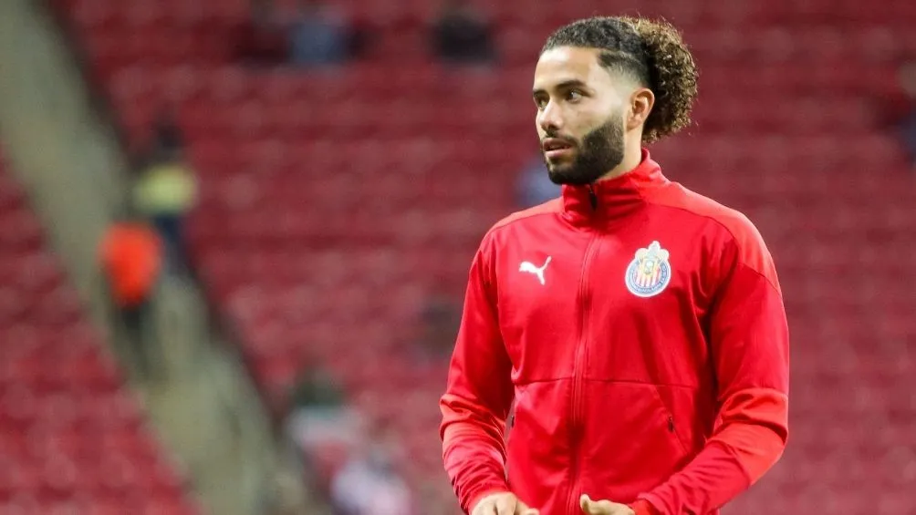 Huerta en partido con Chivas