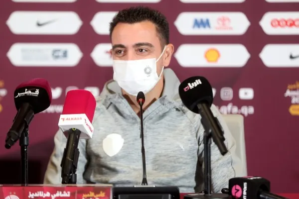Xavi Hernández en conferencia de prensa