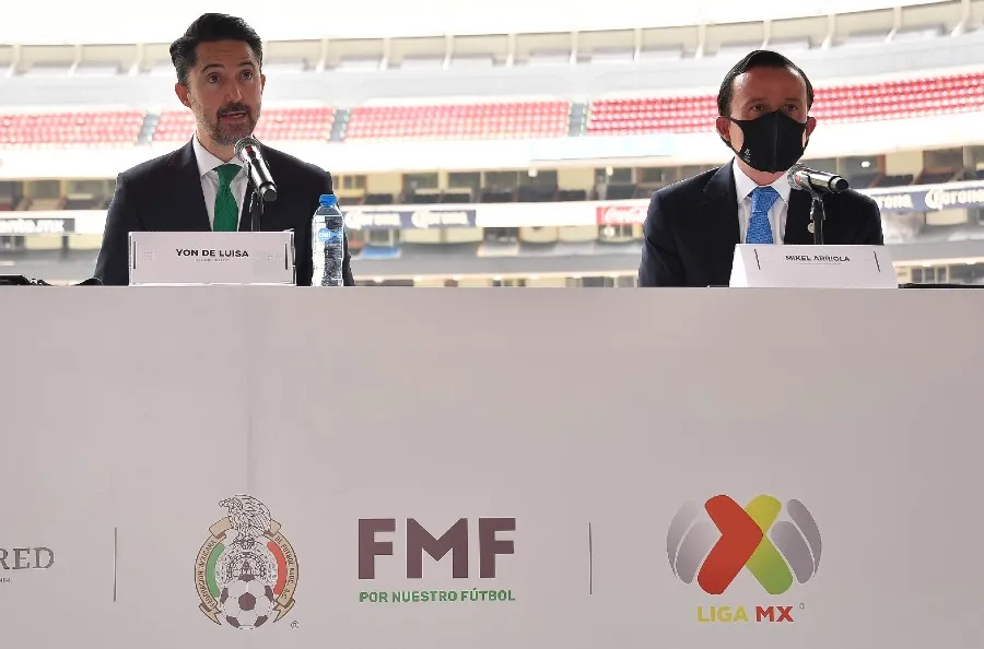 El presidente de la FMF con el de la Liga MX