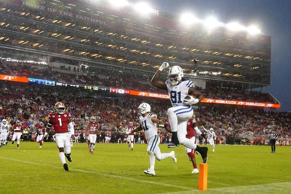 Acciones entre Colts y 49ers