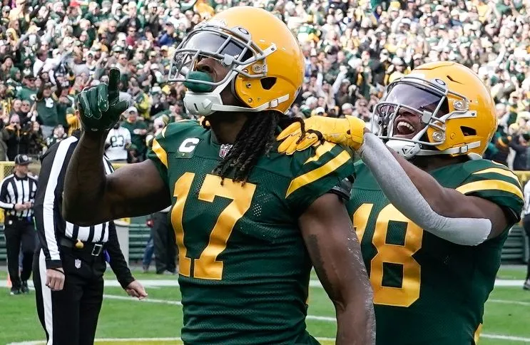 Jugadores de los Packers en festejo