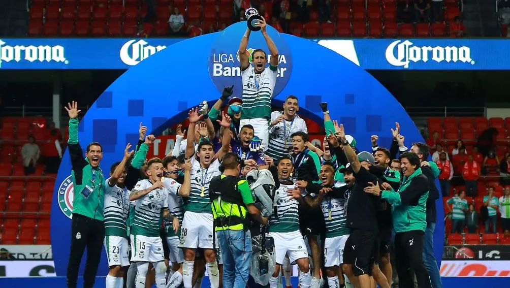 Santos como campeón del futbol mexicano