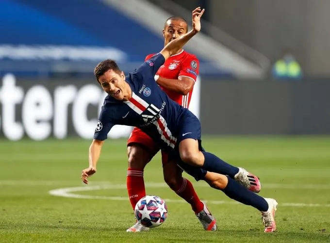 Ander Herrera en un partido con el PSG