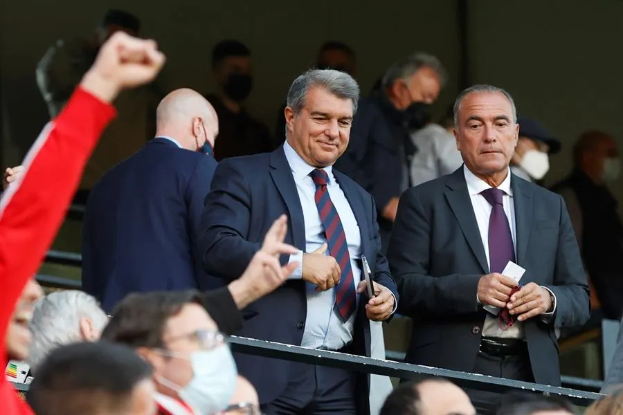 El presidente culé durante un partido