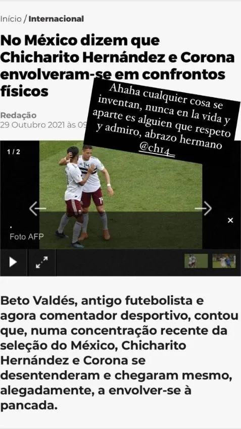 @jesustecatitoc El mensaje de Tecatito en redes