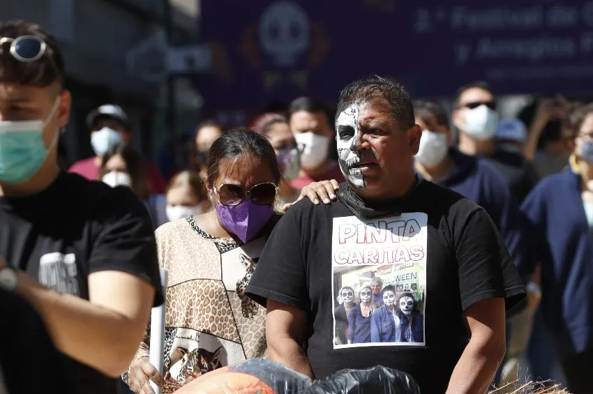 Personas transintando en la CDMX