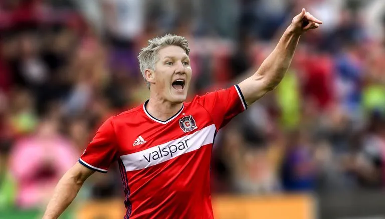 Schweinsteiger con la casaca del Chicago Fire