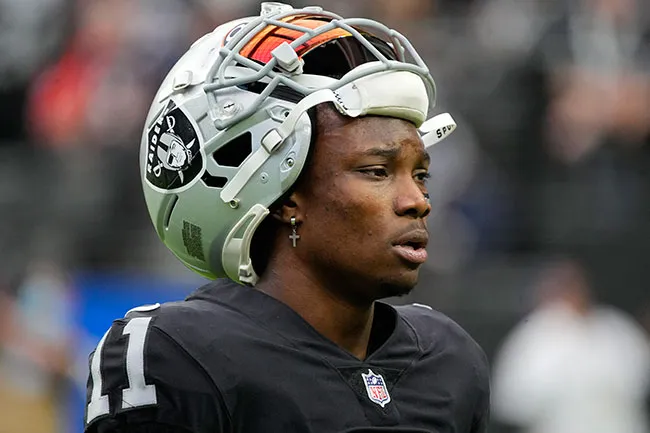 AP Ruggs, durante un partido de los Raiders