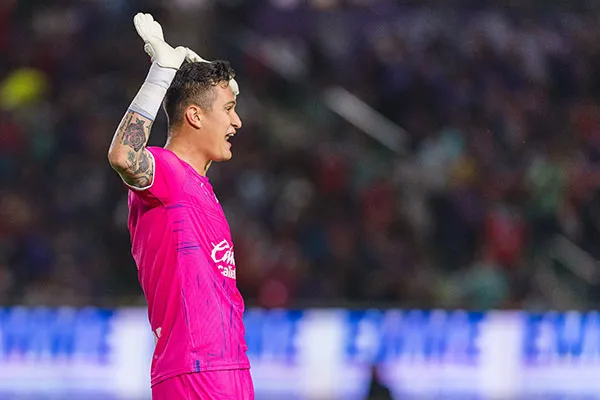 El guardameta cuando se señaló la pena máxima