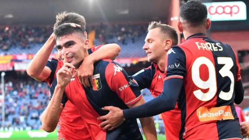 EFE Johan Vásquez tras anotar gol a favor del Genoa